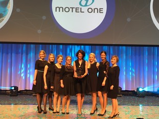 Motel One team winning the German Marketing Award