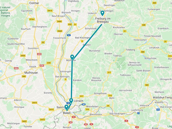 Road Trip Freiburg-Basel