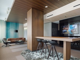 Modern designed office spaces at the One Campus